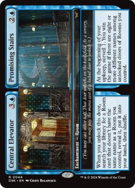 [044]【EN】【FOIL】中央エレベーター+確実な階段/Central Elevator+Promising Stairs【DSK】[R][青]
