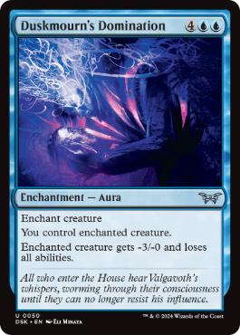 [050]【EN】【FOIL】ダスクモーンの支配/Duskmourn's Domination【DSK】[U][青]