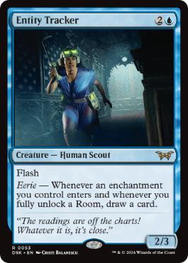 [053]【EN】【FOIL】精体の追跡者/Entity Tracker【DSK】[R][青]