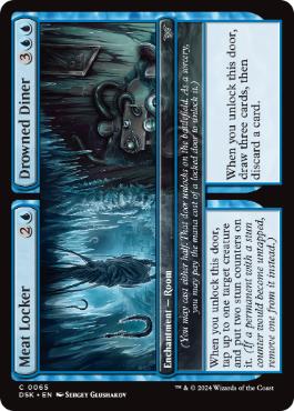 [065]【EN】【FOIL】食肉用冷凍室+冠水した食堂/Meat Locker+Drowned Diner【DSK】[C][青]