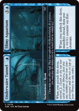[079]【EN】【FOIL】水中トンネル+泥濘んだ水族館/Underwater Tunnel+Slimy Aquarium【DSK】[C][青]