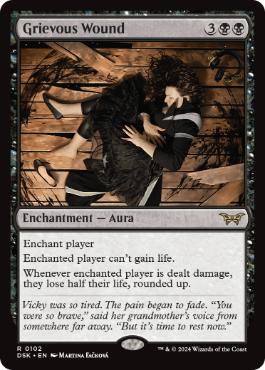 [102]【EN】【FOIL】重傷/Grievous Wound【DSK】[R][黒]