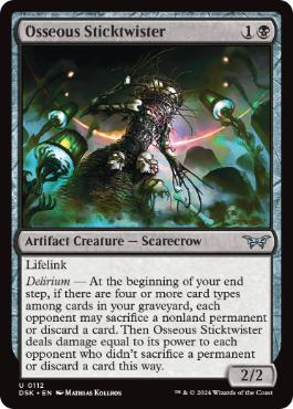 [112]【EN】【FOIL】骨造りの棒編み/Osseous Sticktwister【DSK】[U][黒]