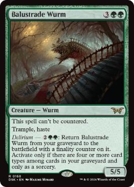 [168]【EN】【FOIL】欄干ワーム/Balustrade Wurm【DSK】[R][緑]