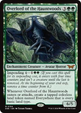 [194]【EN】【FOIL】ホーントウッドの大主/Overlord of the Hauntwoods【DSK】[M][緑]