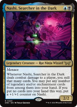 [223]【EN】【FOIL】闇の中の研究者、ナシ/Nashi, Searcher in the Dark【DSK】[R][多色]