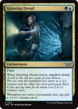 [216]【EN】【FOIL】成長する戦慄/Growing Dread【DSK】[U][多色]