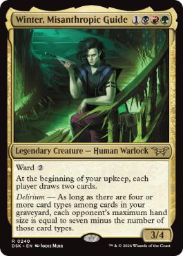 [240]【EN】【FOIL】厭世的案内者、ウィンター/Winter, Misanthropic Guide【DSK】[R][多色]