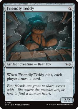 [247]【EN】【FOIL】友好的なテディベア/Friendly Teddy【DSK】[C][茶]