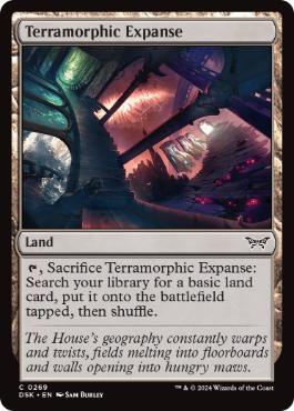 [269]【EN】【FOIL】広漠なる変幻地/Terramorphic Expanse【DSK】[C][土地]
