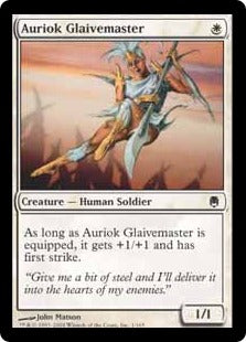 [001]【EN】【FOIL】オーリオックの長刀使い/Auriok Glaivemaster【DST】[C][白]