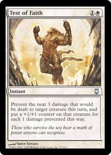 [017]【EN】【FOIL】信仰の試練/Test of Faith【DST】[U][白]