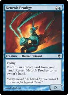 [026]【EN】【FOIL】ニューロックの神童/Neurok Prodigy【DST】[C][青]