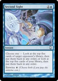 [033]【EN】【FOIL】洞察力/Second Sight【DST】[U][青]