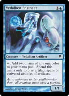[035]【EN】ヴィダルケンの技術者/Vedalken Engineer【DST】[C][青]