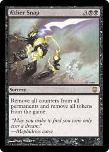 [037]【EN】【FOIL】霊気の断絶/AEther Snap【DST】[R][黒]