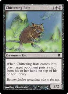 [039]【EN】【FOIL】騒がしいネズミ/Chittering Rats【DST】[C][黒]