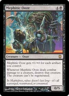 [047]【EN】【FOIL】毒気のウーズ/Mephitic Ooze【DST】[R][黒]