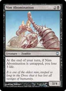 [049]【EN】【FOIL】屍賊の嫌悪者/Nim Abomination【DST】[U][黒]