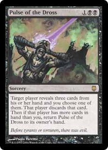 [050]【EN】【FOIL】ドロスの脈動/Pulse of the Dross【DST】[R][黒]