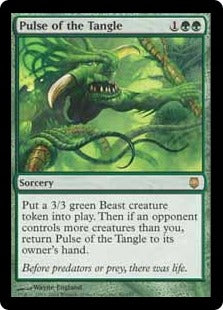 [080]【EN】【FOIL】絡み森の脈動/Pulse of the Tangle【DST】[R][緑]