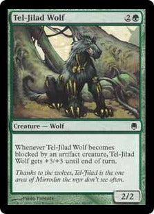 [088]【EN】テル＝ジラードの狼/Tel-Jilad Wolf【DST】[C][緑]