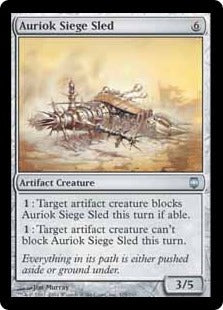 [105]【EN】【FOIL】オーリオックの包囲そり/Auriok Siege Sled【DST】[U][茶]