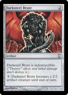 [108]【EN】ダークスティールの粗暴者像/Darksteel Brute【DST】[U][茶]