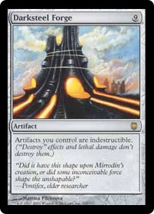 [110]【EN】【FOIL】ダークスティールの溶鉱炉/Darksteel Forge【DST】[R][茶]