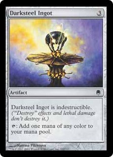 [112]【EN】【FOIL】ダークスティールの鋳塊/Darksteel Ingot【DST】[C][茶]