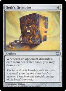 [123]【EN】【FOIL】ゲスの呪文書/Geth's Grimoire【DST】[U][茶]