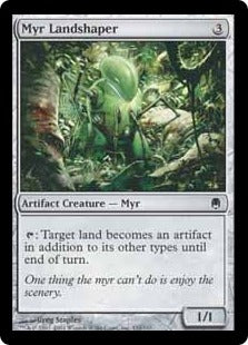 [131]【EN】【FOIL】マイアの土地刻み/Myr Landshaper【DST】[C][茶]