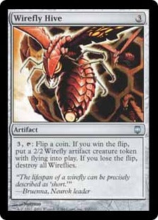 [161]【EN】針金バエの巣/Wirefly Hive【DST】[U][茶]