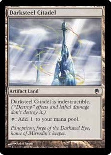 [164]【EN】ダークスティールの城塞/Darksteel Citadel【DST】[C][土地]