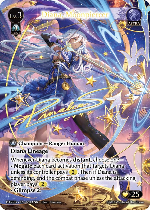 [008]【EN】【FOIL】Diana, Moonpiercer【DTRSD】[CSR][Astra]