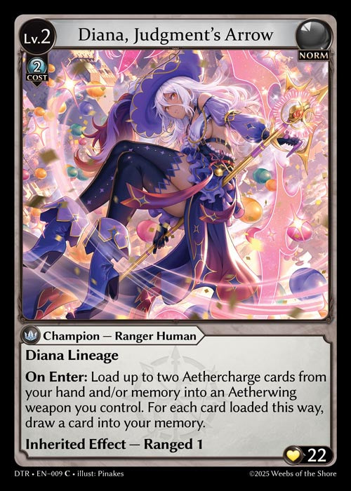 [009]【EN】【FOIL】Diana, Judgment's Arrow【DTR】[C][Norm]