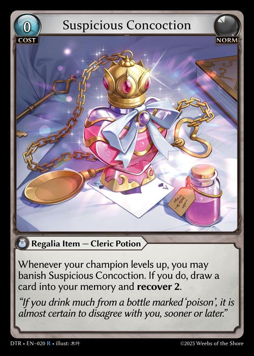 [020]【EN】【FOIL】Suspicious Concoction【DTR】[R][Norm]