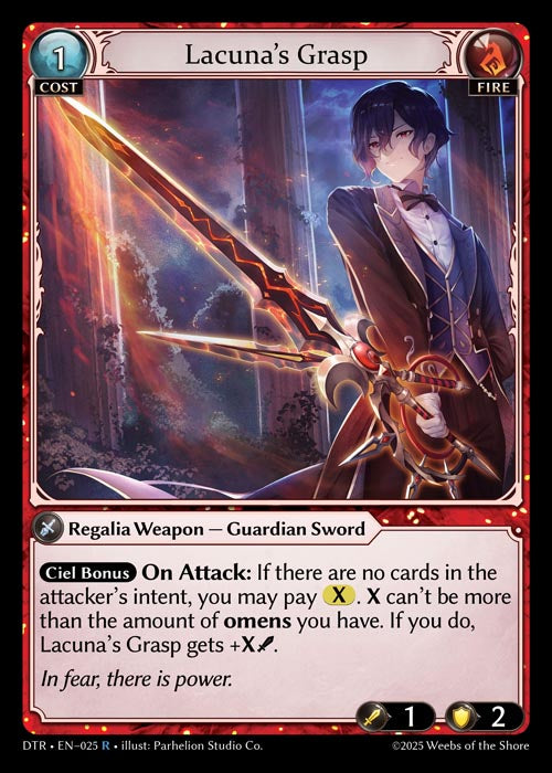 [025]【EN】【FOIL】Lacuna's Grasp【DTR】[R][Fire]