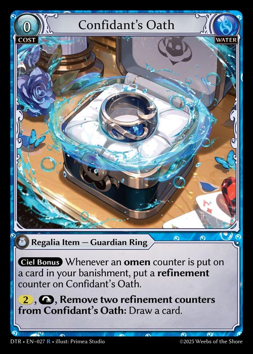 [027]【EN】Confidant's Oath【DTR】[R][Water]