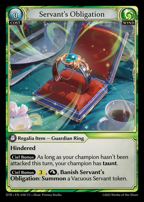[030]【EN】Servant's Obligation【DTR】[SR][Wind]