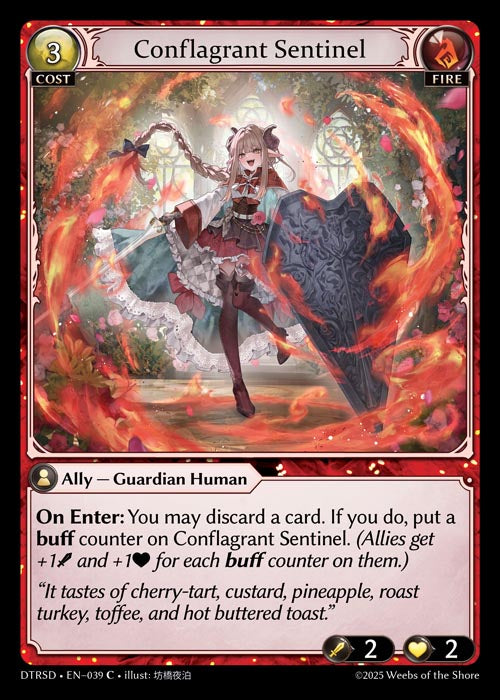 [039]【EN】Conflagrant Sentinel【DTRSD】[C][Fire]