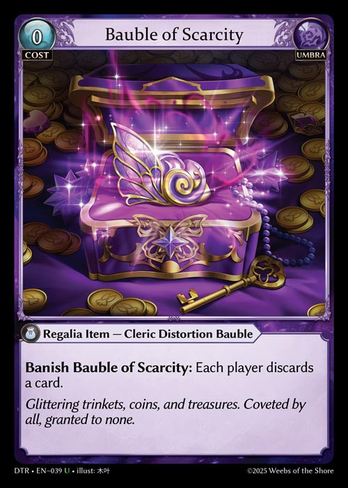 [039]【EN】【FOIL】Bauble of Scarcity【DTR】[U][Umbra]