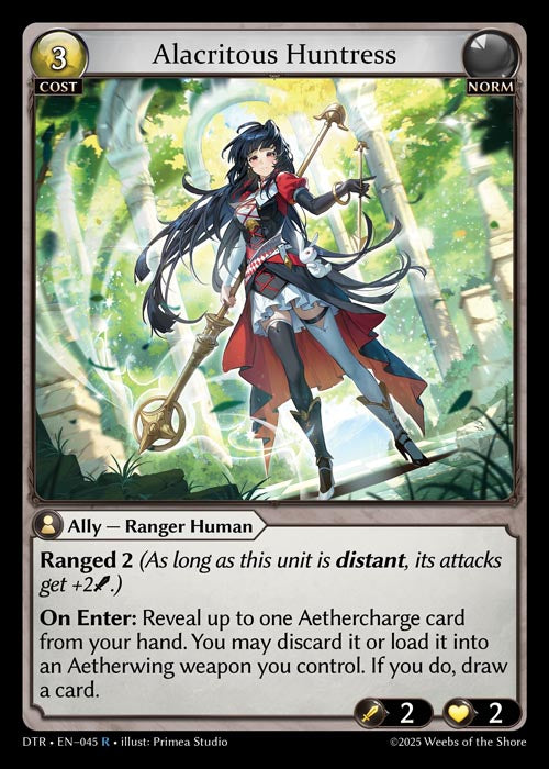 [045]【EN】Alacritous Huntress【DTR】[R][Norm]