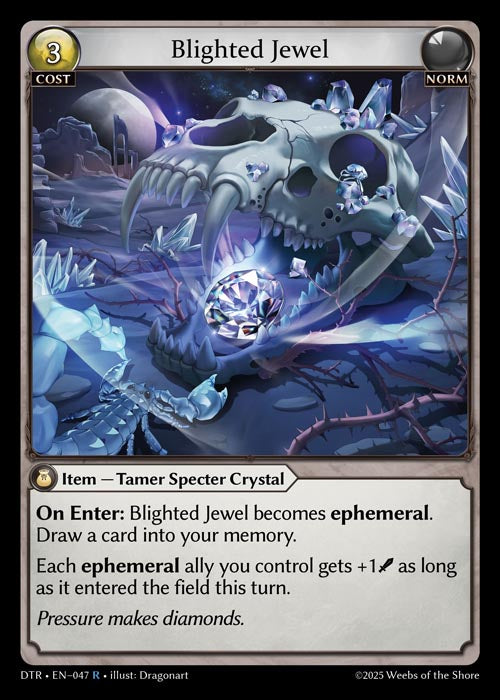 [047]【EN】【FOIL】Blighted Jewel【DTR】[R][Norm]