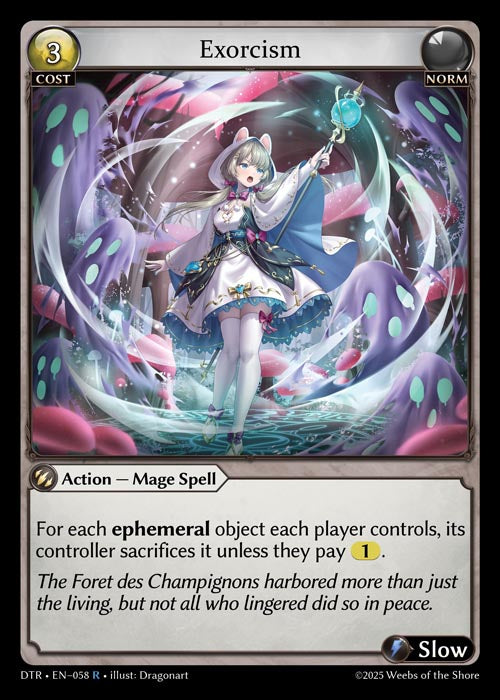 [058]【EN】【FOIL】Exorcism【DTR】[R][Norm]