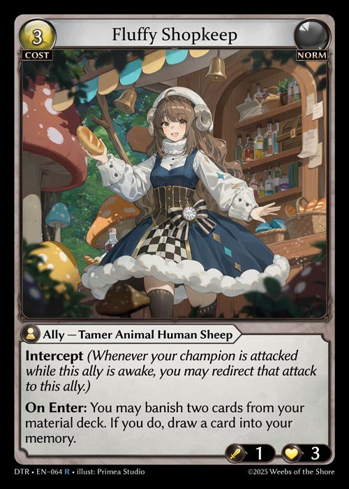 [064]【EN】【FOIL】Fluffy Shopkeep【DTR】[R][Norm]