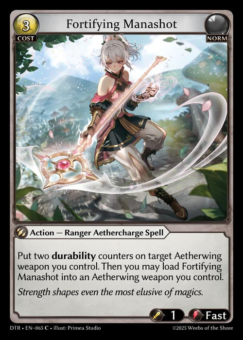 [065]【EN】【FOIL】Fortifying Manashot【DTR】[C][Norm]