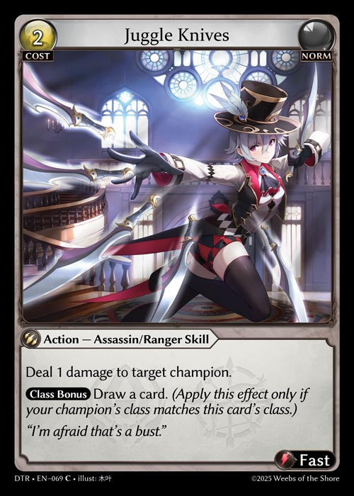 [069]【EN】【FOIL】Juggle Knives【DTR】[C][Norm]