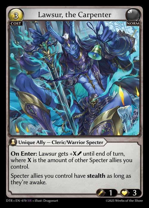 [070]【EN】【FOIL】Lawsur, the Carpenter【DTR】[SR][Norm]