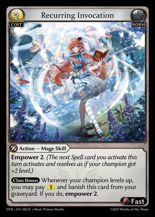 [082]【EN】【FOIL】Recurring Invocation【DTR】[C][Norm]